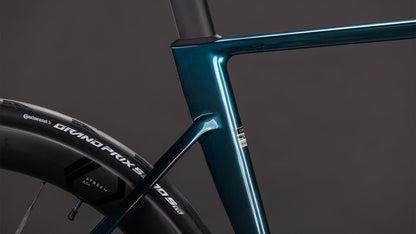 Cube Litening AIR C:68X SLX chromeblue´n´liquidblue